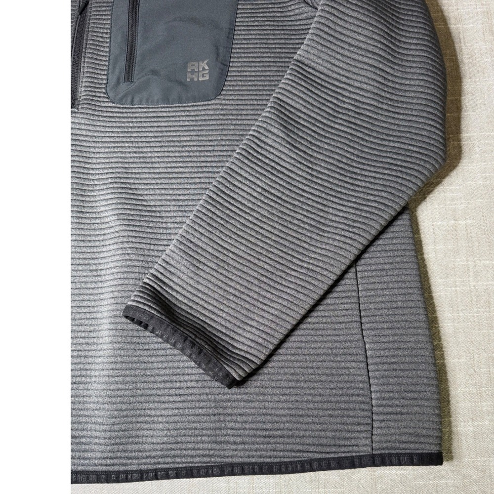Alaskan Hardgear Duluth Trading Co Mens XL Gray Quarter Zip Ribbed Pullover - Picture 3 of 11
